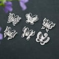 thumbnail image 4 of HOOUN Alloy Rhinestone Butterfly Brooch Fashion All-match Scarf Buckle Clothes Cors:yy-A2, 4 of 9