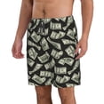 thumbnail image 2 of Balery Dollar Traje de Baño Estilo Hawaiano para Hombre, Shorts de Secado Rápido con Bolsillos-X-Large, 2 of 6
