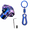 Hex Keychain, variant on Motorcycle Key Head Cover Titanium Key Cap Scooter Keychain Accessory