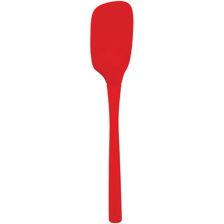Tovolo Flex-Core All Silicone Spoonula - Candy Apple Red