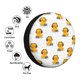 thumbnail image 4 of Balery Cute Duck With Headphone Cubiertas para Neumáticos - Protector Resistente para Neumáticos de Camioneta, SUV, Remolque, Camper y RV-14 inch, 4 of 6