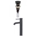 thumbnail image 1 of American Imaginations AI-29495 Deck Mount CUPC Approved Lead Free Brass Faucet Set In Black Color - Overflow Drain Incl., 1 of 5