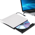 External CD DVD +/RW Drive, USB 3.0 & USBC Portable CD & DVD ROM