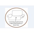 thumbnail image 2 of Home Sweet , Housse de Protection Matelassée de Luxe en Peluche pour Canapé et Meubles (Bronze, Chaise), 2 of 2