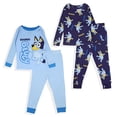thumbnail image 2 of Bluey Pajamas Toddler Hooray Tight Fit 2-Piece Sleep Set 2 Pair, 2 of 5