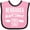 Pink and Black, variant on Inktastic Nebraska Awesome Since 1867 Boys or Girls Baby Bib