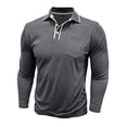thumbnail image 4 of pstuiky mangas largas para hombre, Cárdigan informal de manga larga con botones y bolsillo para hombre Tops casuales para hombres l, 4 of 7