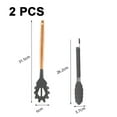 thumbnail image 2 of Juego de utensilios de cocina de 2 piezas, utensilios de cocina de madera fáciles de limpiar, utensilios de cocina para utensilios de cocina antiadherentes, 2 of 5
