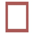 thumbnail image 3 of Brick Red Picture Frame Mat for 28x28 Frames - Fits 8x8 Photos - 1 Mat, 3 of 7