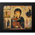 thumbnail image 2 of Berlinghiero 23x20 Black Modern Framed Museum Art Print Titled - Virgin and Child with Saints, 2 of 5