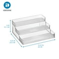 thumbnail image 4 of iDesign BPA-Free Plastic 3-Tiered Spice Kitchen Organizer, Clear, 4 of 7