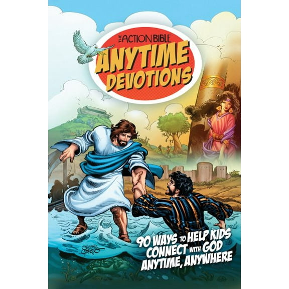 Pre-Owned The Action Bible Anytime Devotions: 90 Ways to Help Kids Connect with God Anytime, Anywhere: 1 Paperback