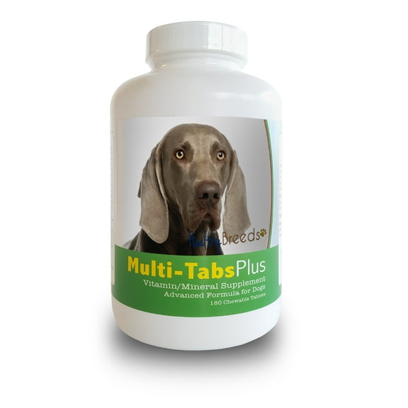 Healthy Breeds Dog Multi-Tab Vitamin and Mineral Supplement for Weimaraner, 180 Chews