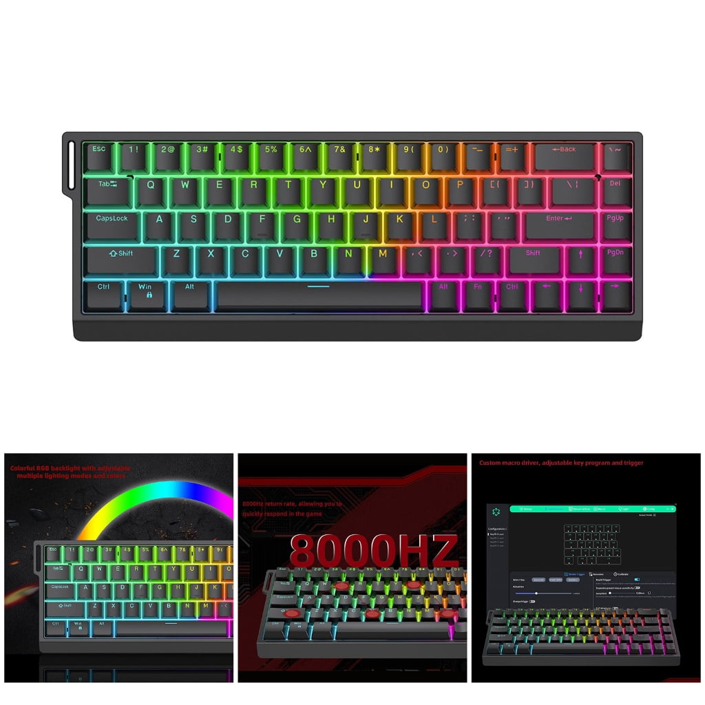 HE65 Mechanical Keyboard Switches Color Backlighting For Rapid Responsing And Smooth Typing For Various Setting