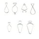 thumbnail image 3 of Yuarrent 10 piezas de ganchos para azulejos de techo, Flexible, resorte automático, letrero colgante, suministros para el hogar, Type1 NO1, 3 of 6