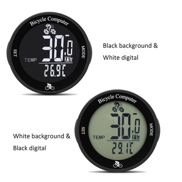 Compteur De Vitesse Vélo Sans Fil – Montre De Cycle Avec Rétroéclairage, Imperméable, Pour VTT Et Route, Odomètre Multifonction Facile à Installer