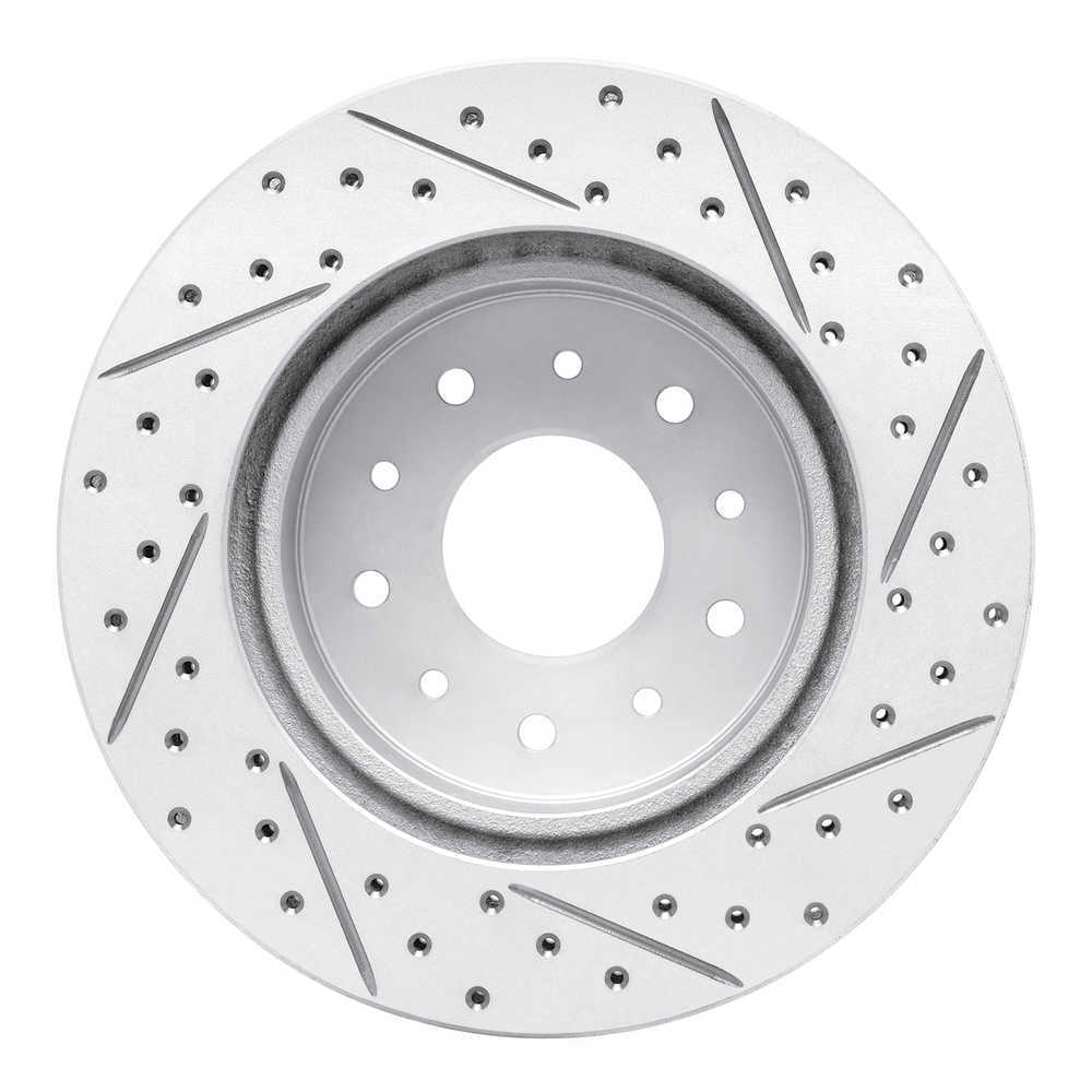 Dynamic Friction Company 830-47011L DFC Geoperformance Rotor - Drilled and Slotted