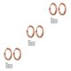 thumbnail image 2 of Jumpingount Pendientes de aro de plata para mujer Diseño único Galvanoplastia Tech Hoops Accesorios de joyería para labios oro rosa 2.5 * 18 mm Type1 NO1 Jumpingount CBP202426, 2 of 6