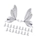 thumbnail image 3 of 40 piezas de papel de regalo con diseño de flores de mariposa, papel de regalo, papel de regalo floral para plata, 3 of 9