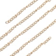thumbnail image 3 of Metal Curb Chains, Jewelry Making Chain Easy To Use 32.8ft Strong Premium Metal  For Craft Gold, 3 of 8
