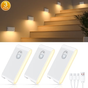 Willed Rechargeable Motion Sensor Night Lights, 3-Pack