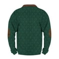 thumbnail image 4 of Blusas y camisas de manga larga con cuello redondo Sudadera con capucha de cuello redondo para hombre Jersey estampado Blusa de poliéster de manga larga para hombre, 4 of 4