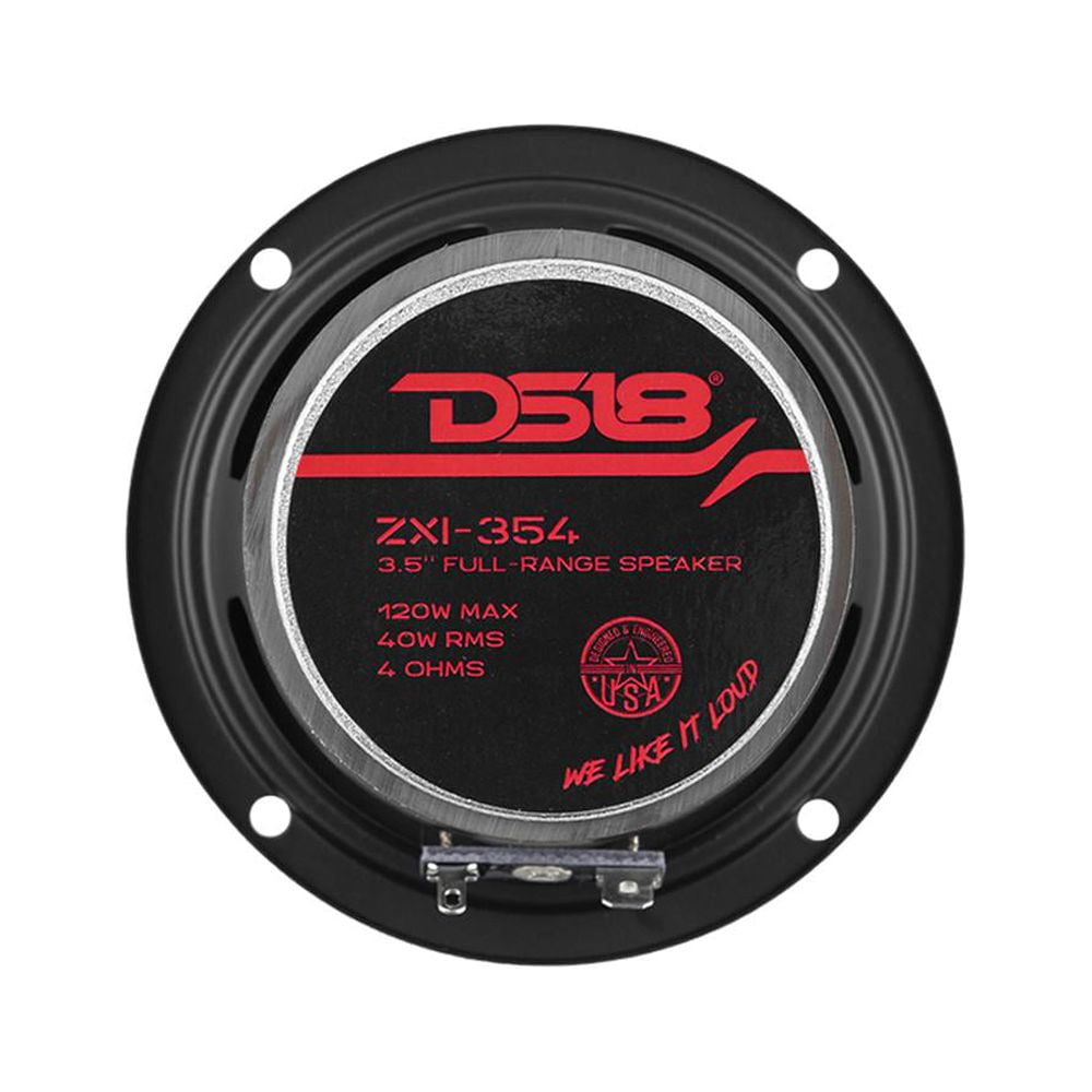 DS18 ZXI-354 ZXI 3.5-In. 120-Watt-Max 1-Way 4-Ohm Coaxial