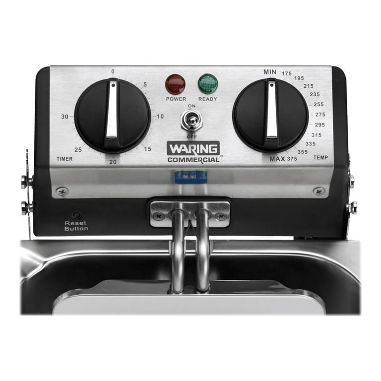 その他 Waring Commercial WDF75RC 120-volt Countertop Compact Electric Deep Fryer, 8.5-Pound by Waring Waring Commercial Electric Deep Fryer,120V,8.5 Lb WDF75RC