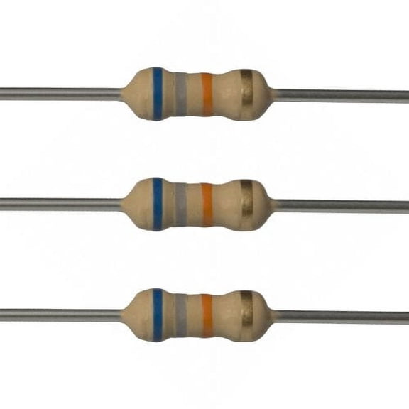 E-Projects 100EP51268K0 68k Ohm Resistors, 1/2 W, 5% (Pack of 100)