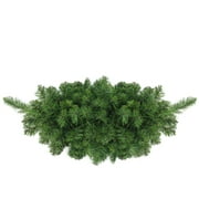 32 "Swag de Noël artificiel de pin mélangé vert luxuriant - Untel