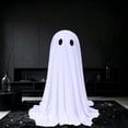 thumbnail image 4 of Halloween Decorations Spooky Ghost | Indoor Spooky Ghost LED Lights Tabletop Decor DIY Assembly Sturdy Fabric Ghost Mantel Decor Black, 4 of 8