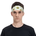 thumbnail image 2 of Daiia Avocado of a Hear printed Men's Performance Headband,Sports Headbands,Moisture Wicking Workout Headband, 2 of 9