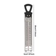 thumbnail image 2 of Stainless Steel Candy Thermometer with Pot Clip - Hanging Hook Kitchen Cooking Thermometer for Deep Fry Oil Food Syrup, High Temperature Measuring Tool for Baking and Cooking, 2*12in, Sliver, 2 of 8