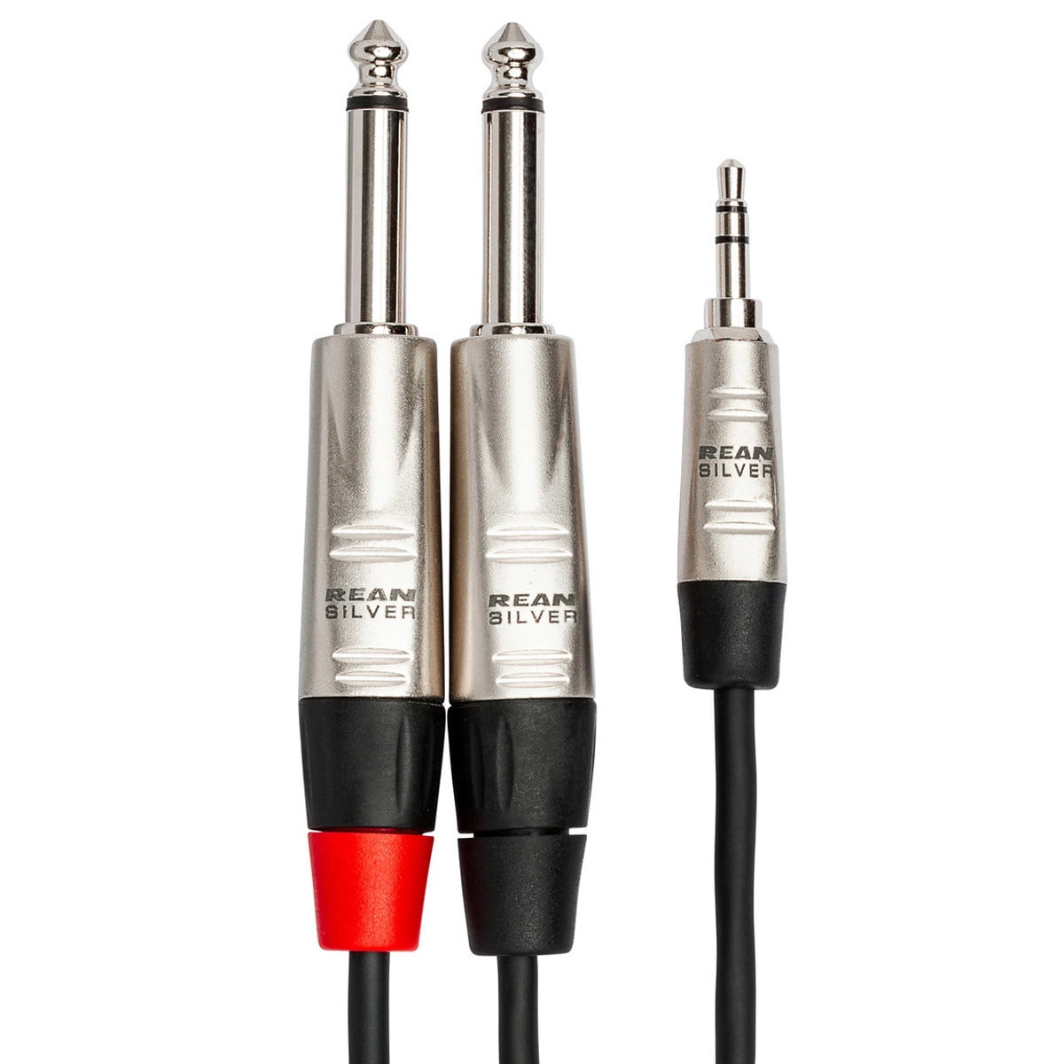 Hosa Technology Pro 6' Stereo Breakout, REAN 3.5mm TRS to Dual 1/4" TS