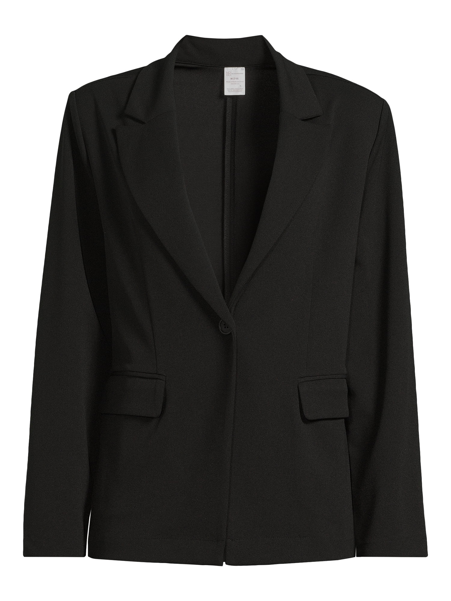 button-front blazer