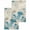 Turquoise Blue, variant on Teal Jellyfish Coastal Kitchen Dish Towels for Drying Dishes Set of 2, Vintage Summer Beach Nautical Waffle Weave Microfiber Hand Tea Bathroom Towels Quick Dry & Absorbent Towel 15.7x23.6
