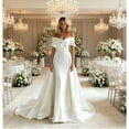thumbnail image 2 of NOBRAND Off-the-Shoulder Ball Gown Tailored Wedding Dresses, Women's, 2 of 10