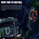 thumbnail image 1 of Aquarium Floating Decor Diver Treasure Box Decor Floating Ornament Fish Tank Diver Decor, 1 of 2