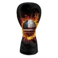 thumbnail image 2 of Yuyamidu Fire Golf Ball Golf Head Cover for Golf Head Club USA Flag Golf Club Head Cover for Driver/Fairway Wood /Hybird Club, 2 of 8