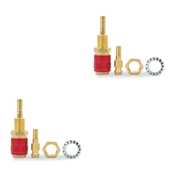 Scienceny Conector rápido refrigerado por agua, 60mm, conexión rápida, soldadura MIG, reemplazo de accesorios de adaptador de cobre con ajuste para Type1 NO1 Scienceny CBP211793