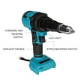 thumbnail image 4 of Brushless Rivet Nut Tool Heavy Duty Hand Riveter Manual Rivet Machine Kit with 4 Rivet Head Sturdy Durable Pop Rivet Tool Kit Electric Rivet Machine Tool for Car Manufacturer, 4 of 10