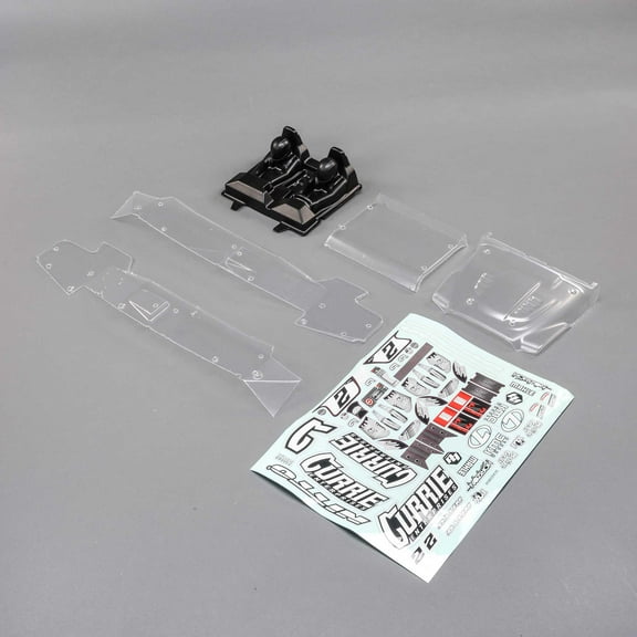 Losi Body/Driver Set Clear Hammer Rey LOS230100 Car/Truck  Bodies wings & Decals
