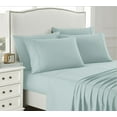 thumbnail image 2 of Sweet Home Collection 1500 Series Bed Sheets - Extra Soft Microfiber Deep Pocket 4pc Sheet Set - Aqua, Twin XL, 2 of 5