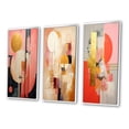 thumbnail image 3 of Designart "Serendipitous Circular Geometric Serenity I" Modern Geometric Framed Wall Art Set Of 3 - Gold Abstract Frame Gallery Wall Set For Home Decor, 3 of 6