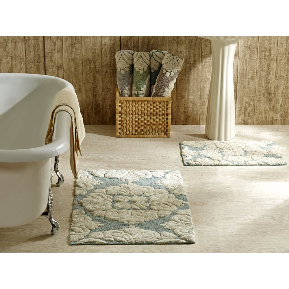 Better Trends Medallion Tufted Bath Mat Rug 100 Cotton