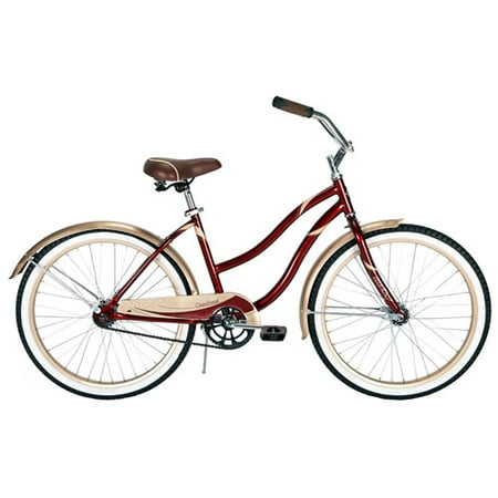 Huffy 24\" Cranbrook Women's Cruiser Bike, Red
