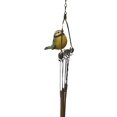 thumbnail image 1 of 13" Resin Intricate Light Blue and Yellow Bird Wind Chime, 1 of 1