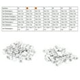 thumbnail image 3 of Pull Riveting Nuts, 100 Pcs Aluminum Galvanized Flat Head Threaded Insert Nut Vertical Hardware Accessories, 3 of 8