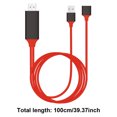thumbnail image 4 of Compatible Con El Adaptador DisplayPort 4K Cable DP () Rojo, 4 of 4
