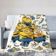 thumbnail image 2 of Manta de Minions, manta de felpa grande súper suave y esponjosa para niños, niñas y adultos jóvenes, manta de franela cálida y acogedora para sala de estar, sofá cama para todas las estaciones, 40 x, 2 of 8